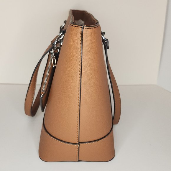 Guess Rothenberg Tote with Coin Purse, Color Cognac - NWT - Picture 5 of 8